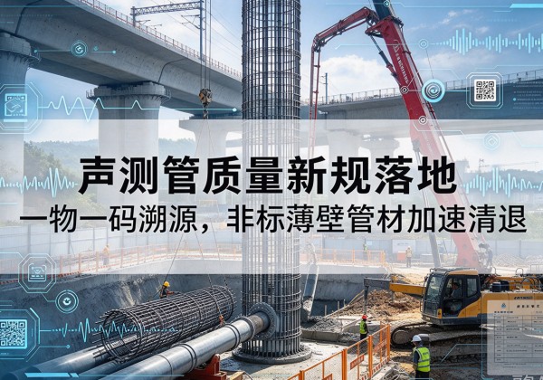 温江声测管质量新规落地，一物一码溯源，非标薄壁管材加速清退